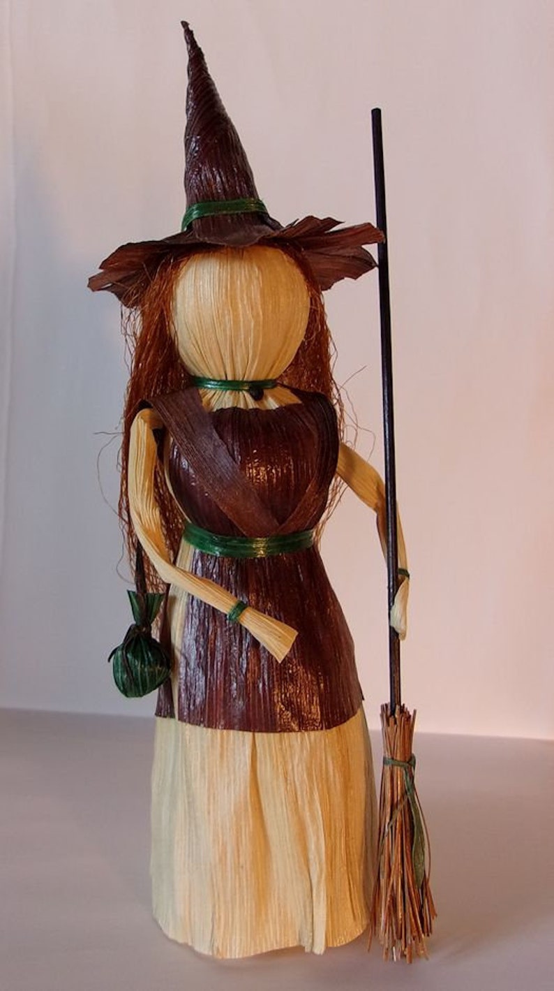 corn husk witch dolls