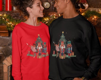 Black Nutcracker Magic Unisex Crew Neck Sweatshirt