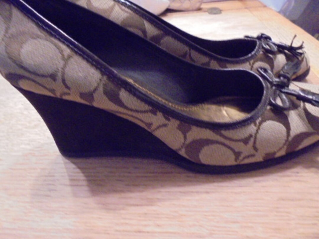 Coach wedge sneakers sale