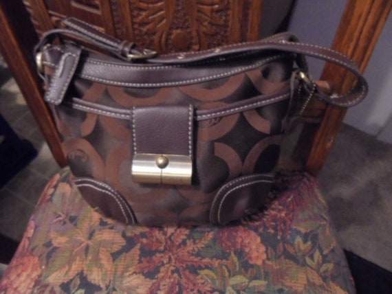 Coach | Bags | Coach Vintage Y2k Small Brown Purse With Silver Accents |  Poshmark