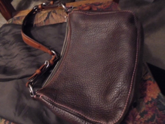 Coach Brown Pebble Leather handbag - image 3