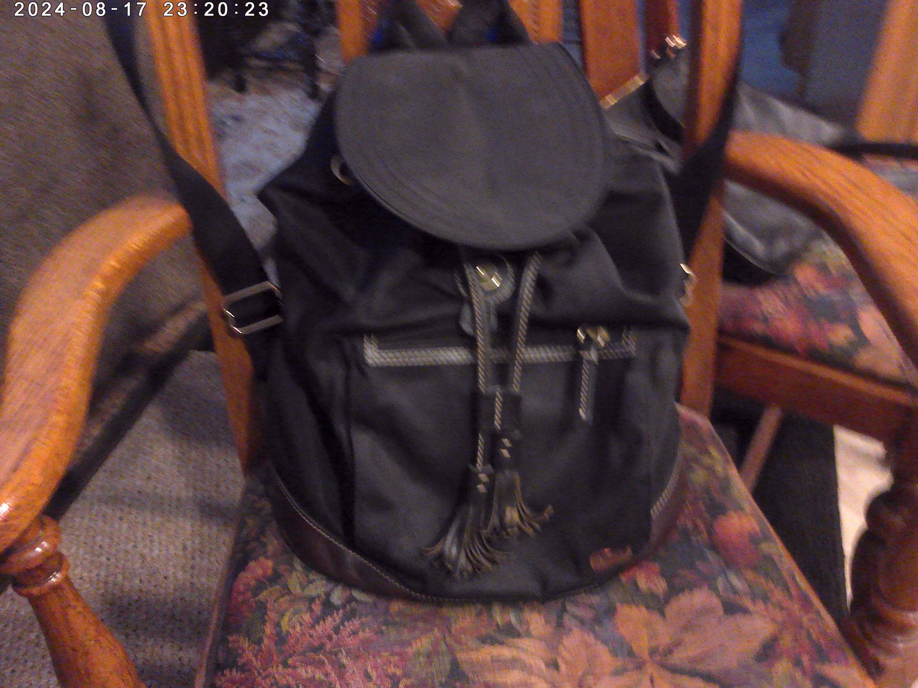 Dooney & Bourke Black Tassel Flap Back Pack - Etsy display picture 3
