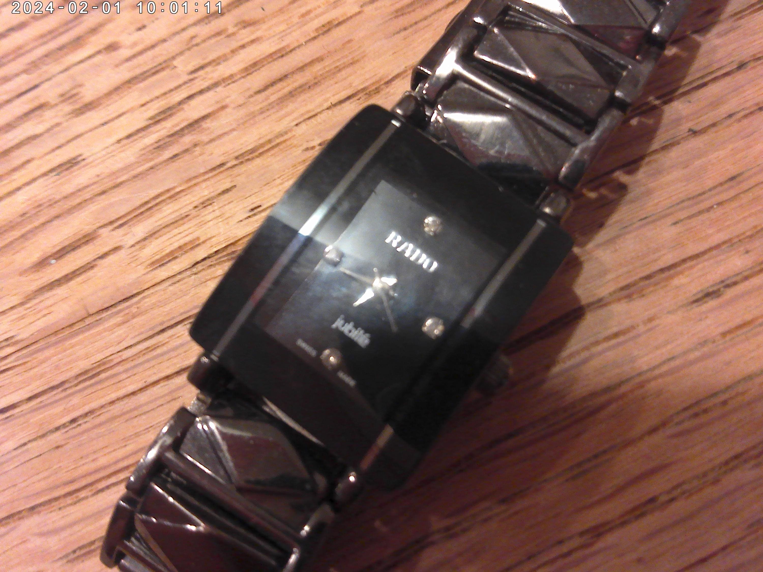 Rado Jubile Four Diamond Black Tone Wrist Watch Swiss Made - Etsy