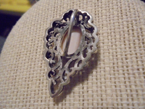Sterling Silver Mop Pendant - image 2