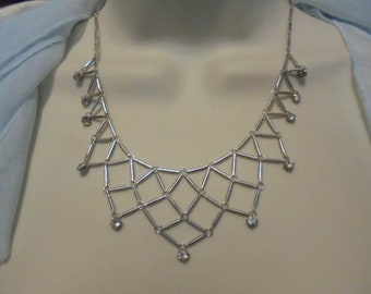 Nolan Miller "Trellis" Open Lattice Work  chain  Necklace  17+  in