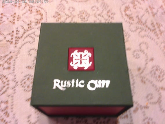 Rustic Cuff  Silver    Designer Open Cuff   Brace… - image 2