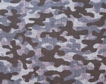 Timeless Treasures, 100% Cotton Quilting Fabric, Camo Silver, C8000 , BTY