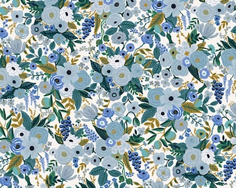 Rifle Paper RP104-BL5 Garden Party Petite Garden Party 15.25 yards