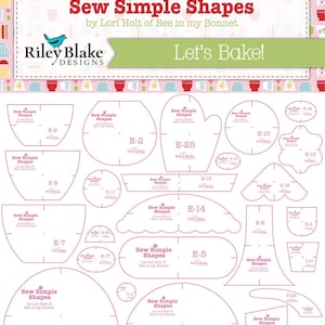 Let&#39;s Bake Shapes 25 Templates Lori Holt Bee In My Bonnet