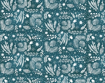 Dear Stella, 100% Cotton Quilting Fabric, Baby It's Cold Outside, Winter Wonderland, DCJ 1831  BTY