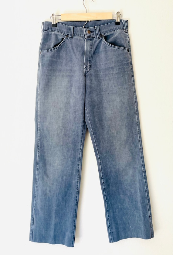 Vintage distressed 70s high waisted jeans size 8