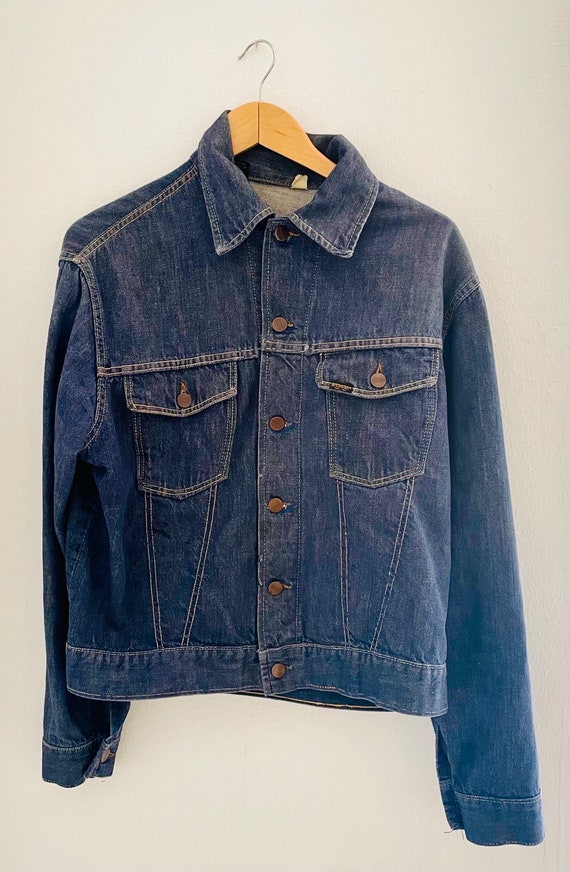 Vintage Sears and Roebuck Denim Jacket Slouchy med