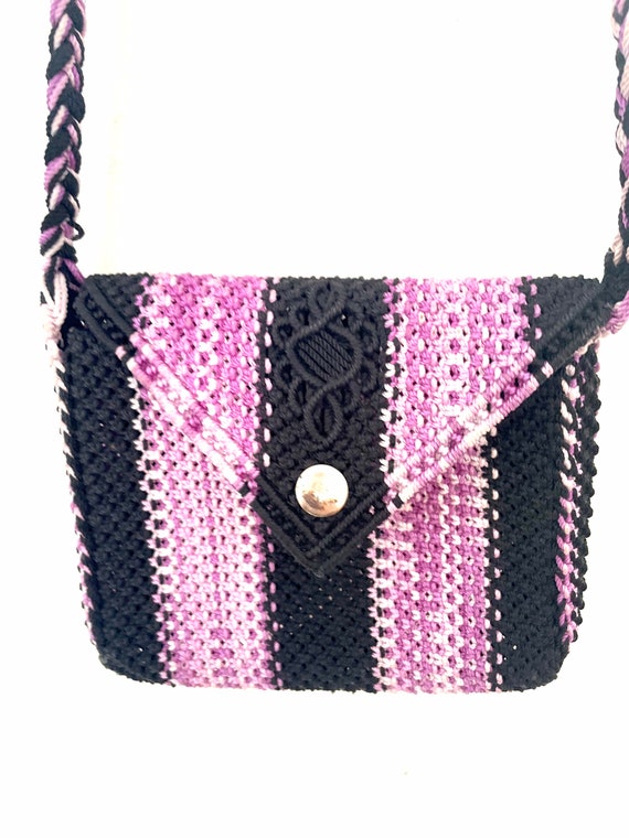 Vintage 1970s braided rope Gem