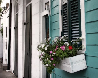 New Orleans Photo, NOLA Photography, Flower Box Photo, Front Porch Photo, Charming Photography, Southern Photography, NOLA Architecture