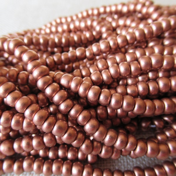 Preciosa Copper Look 6/0 Seed Beads, 100 gram Bulk Pack