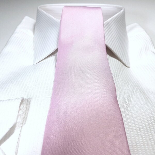 TICKLED Light Pink SKINNY Tie (2 inch width)