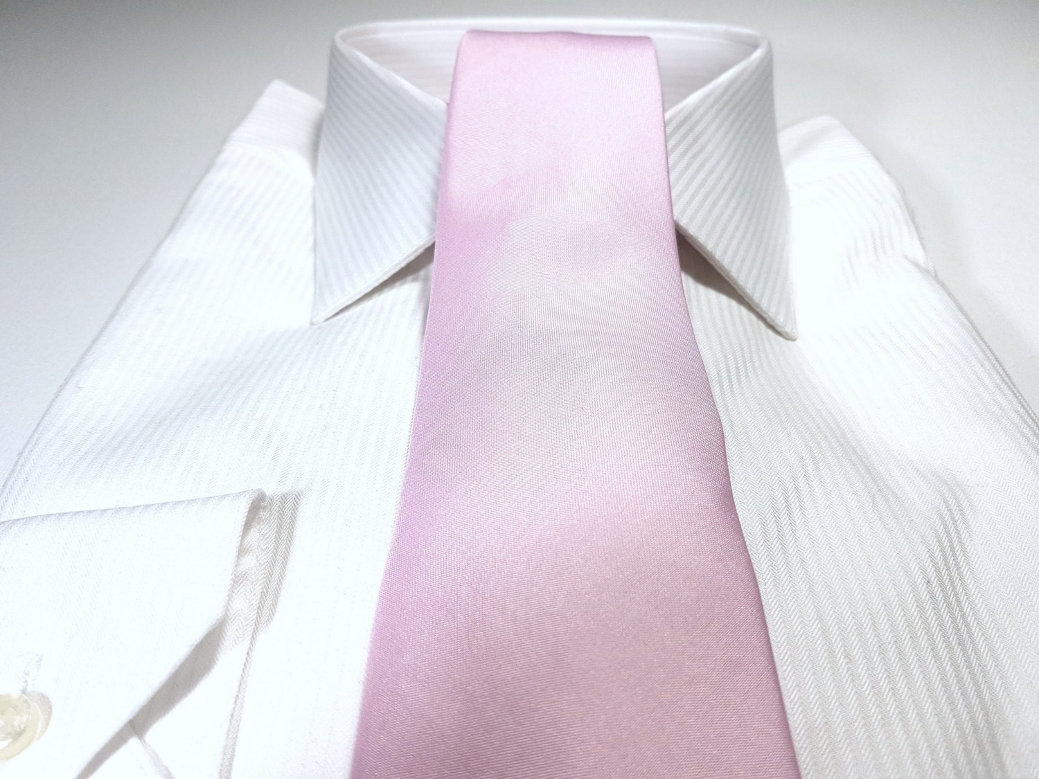 TICKLED Light Pink SKINNY Tie 2 Inch Width Etsy UK