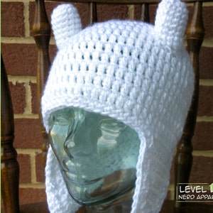 Last Adventure Human earflap hat CROCHET PATTERN || 3 sizes || Instant Download