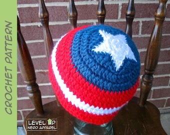 First Soldier beanie CROCHET PATTERN || 6 sizes || Instant Download