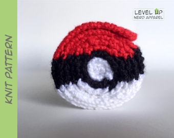Pokésphere scarf KNITTING PATTERN || Instant Download