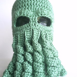 Cthulhu hat CROCHET PATTERN 3 sizes Instant Download image 2