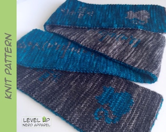 Schrödinger's scarf KNITTING PATTERN || Instant Download