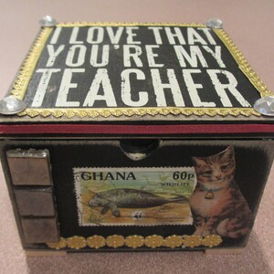 Teacher&#39;s Pet, a wooden box