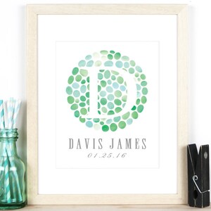 Personalized Boy Nursery Print, Custom Name Print, Newborn Gift, New Mom Gift, Child Nursery Art DIGITAL Print, Baby Gift, Nursery Wall Art