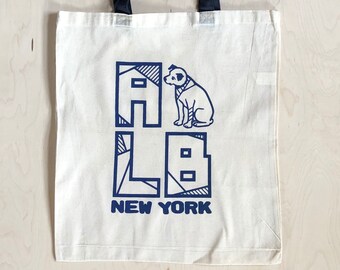 Albany Tote Bag, Nipper Tote, New York, Upstate Market Bag