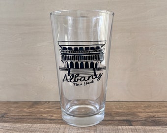 Albany, NYS Museum, Pint Glass, Beer, New York, Upstate