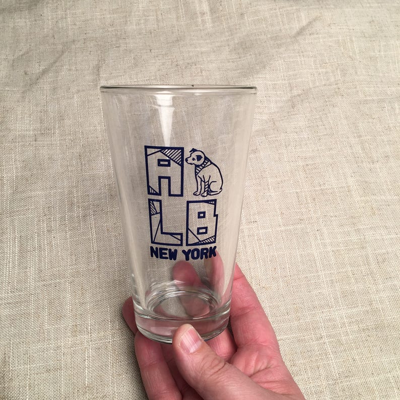 Nipper Pint Glass, Beer Lover Gift, Gift for Him, Albany, New York, beer glass image 6