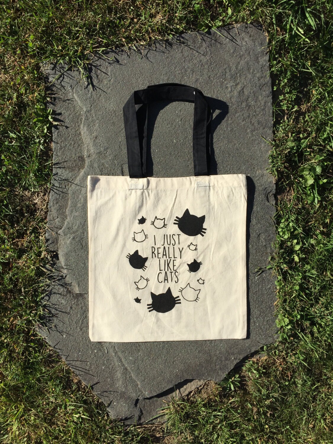 I Just Really Like Cats Tote Bag, Cat Lady, Cat Lover, Gift
