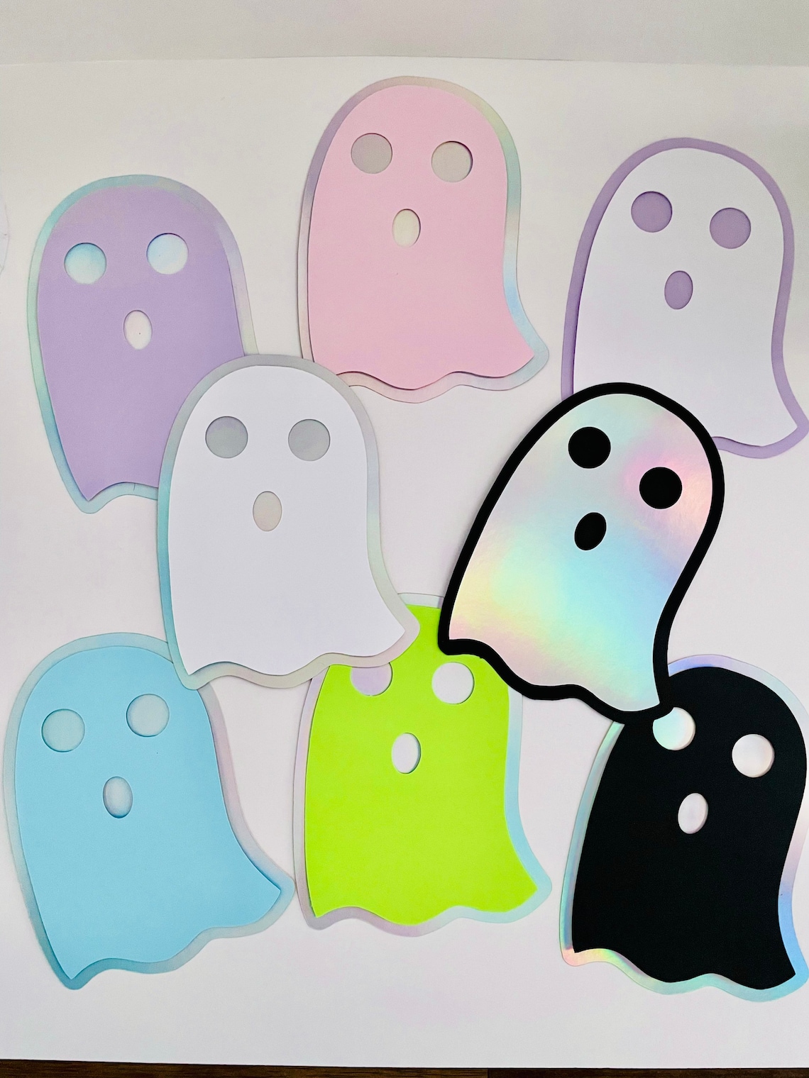 GhostPastel Halloween Iridescent GhostsPastel Etsy