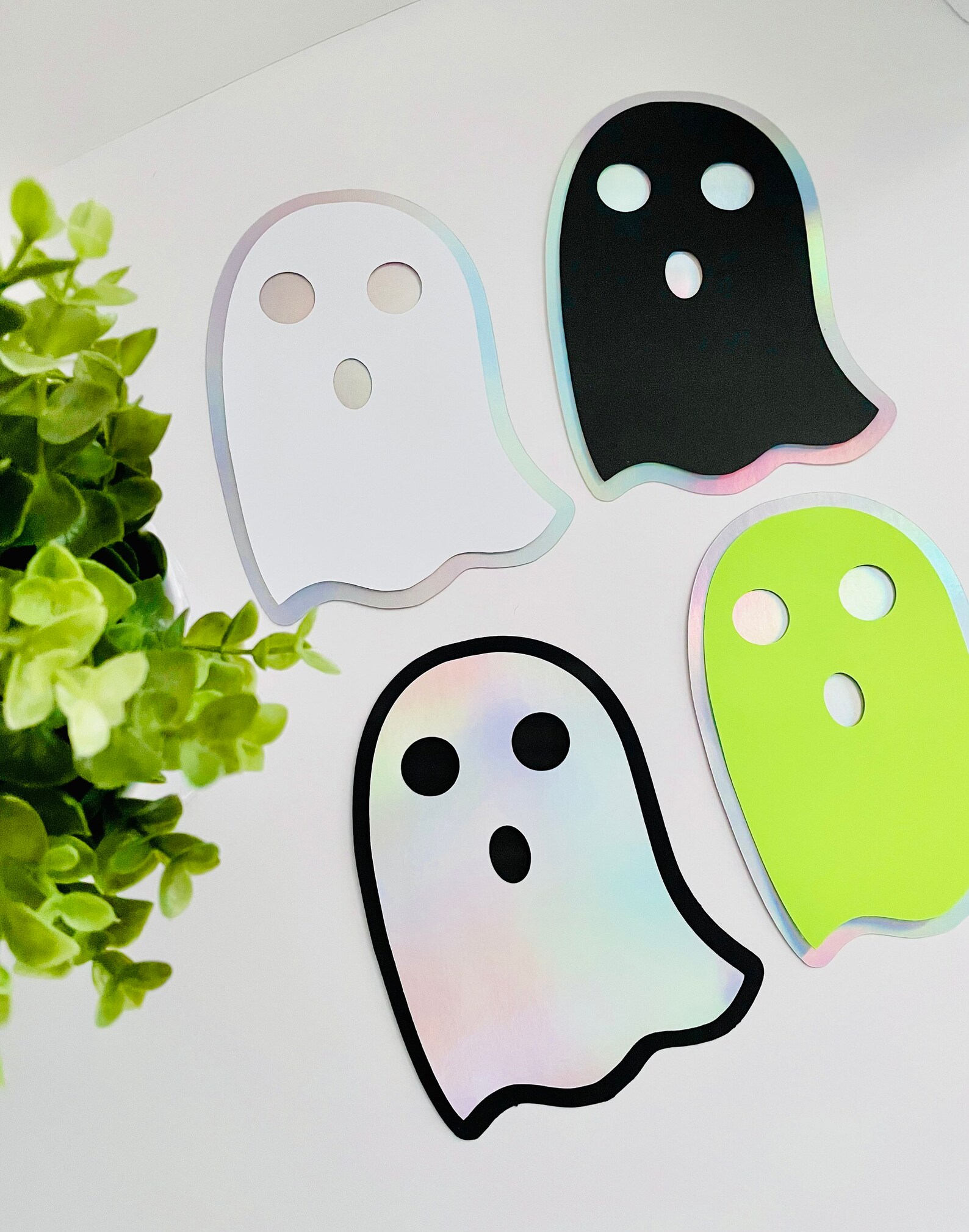 GhostPastel Halloween Iridescent GhostsPastel Etsy