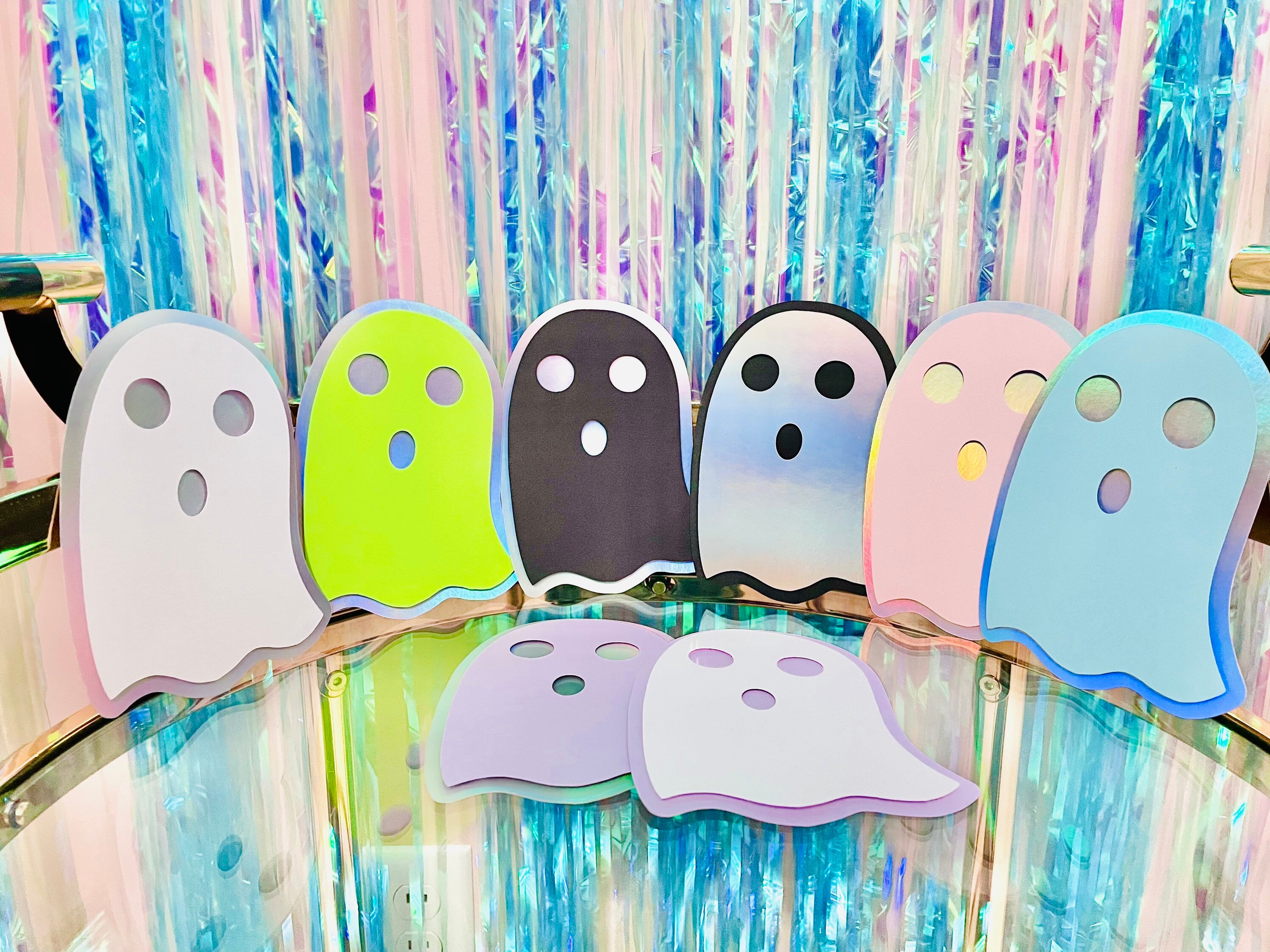 GhostPastel Halloween Iridescent GhostsPastel Etsy