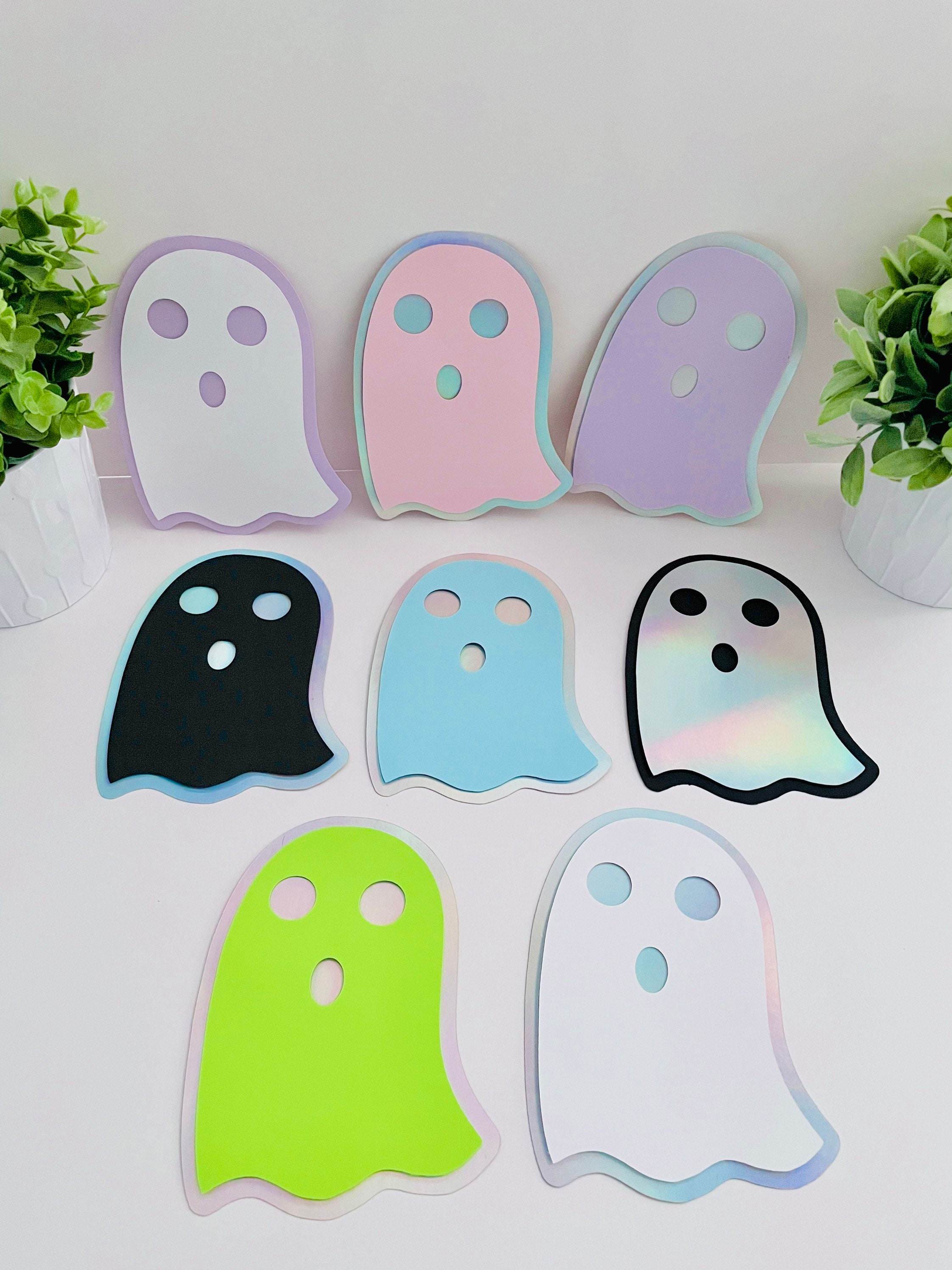 GhostPastel Halloween Iridescent GhostsPastel Etsy