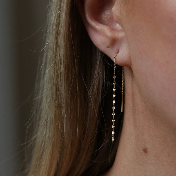 Threader Earrings Etsy