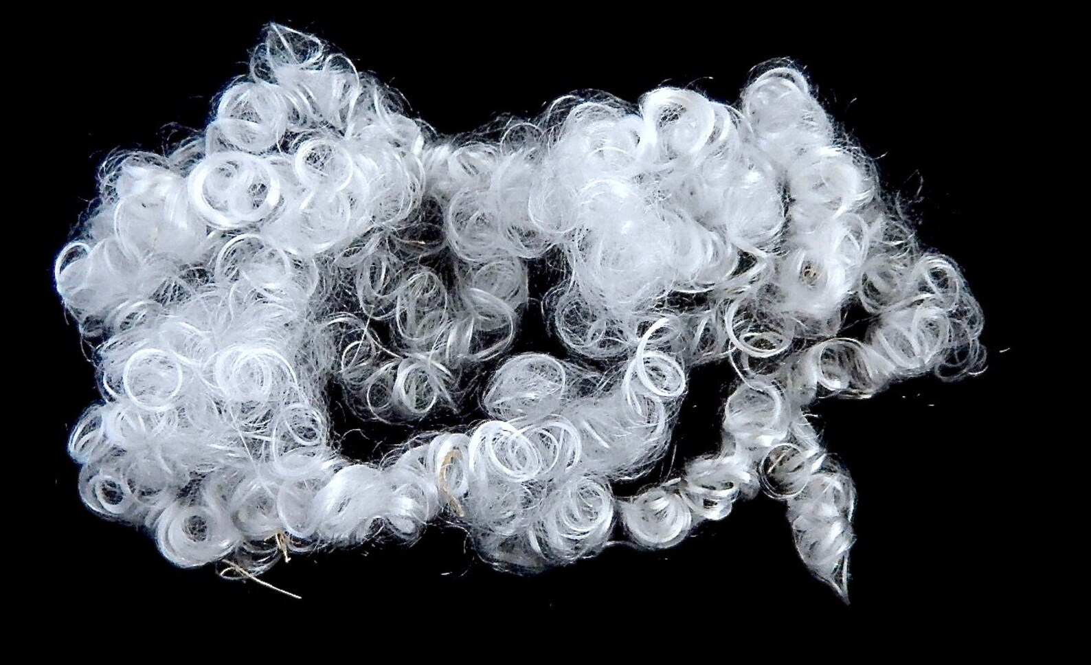 German Curly Spun Glass Angel Hair for Holiday Decorating Old Etsy