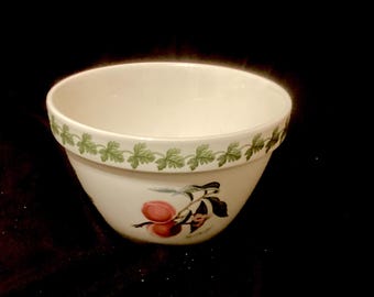 Vintage Portmeirion Pomona Serving Bowl Floral Motif 1980s