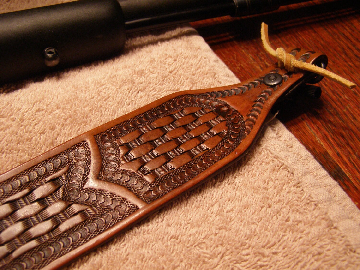 Leather Rifle Sling Etsy