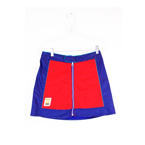 Vtg 90s PePe Sporty Mini Skirt Small