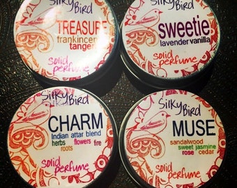 NEW SilkyBird SOLID PERFUME - alluring, lovely, lasting, natural
