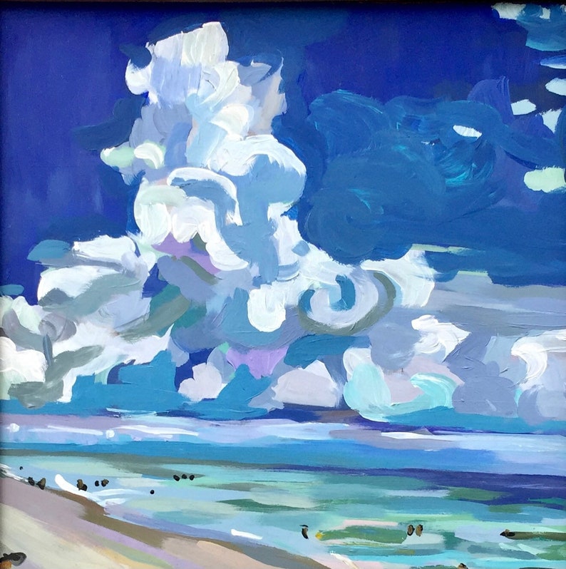 Greeting Card Depicting Clouds over Key Biscayne in Miami-Dade County, Florida image 2