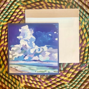 Greeting Card Depicting Clouds over Key Biscayne in Miami-Dade County, Florida image 3