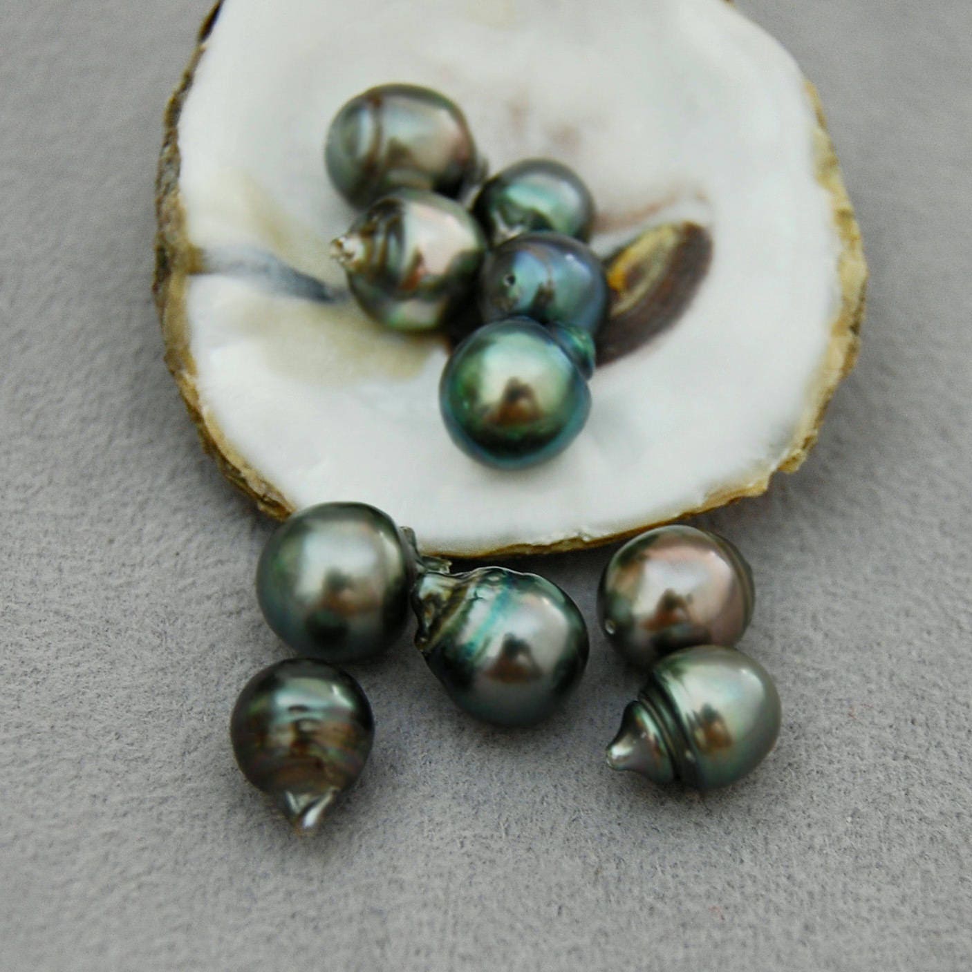 D263 Loose Pearls loose Tahitian Pearl black pearls Etsy