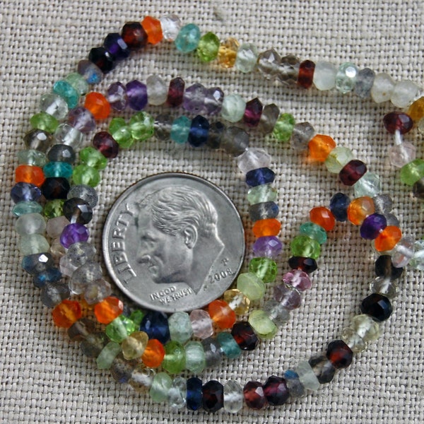 D322 -Loose Multi-color Gemstone Beads