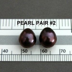 D171, D192 - Matched earring pearl pairs, top quality