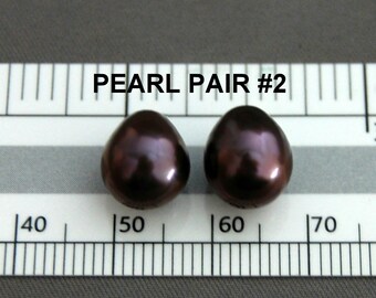 D171, D192 - Matched Earring Pearl Pairs, Top Quality