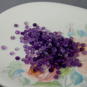 D209 - Loose Faceted Amethyst Beads