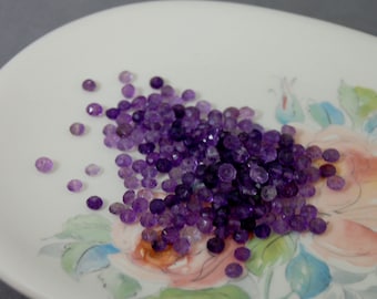 D209 - Loose Faceted Amethyst Beads